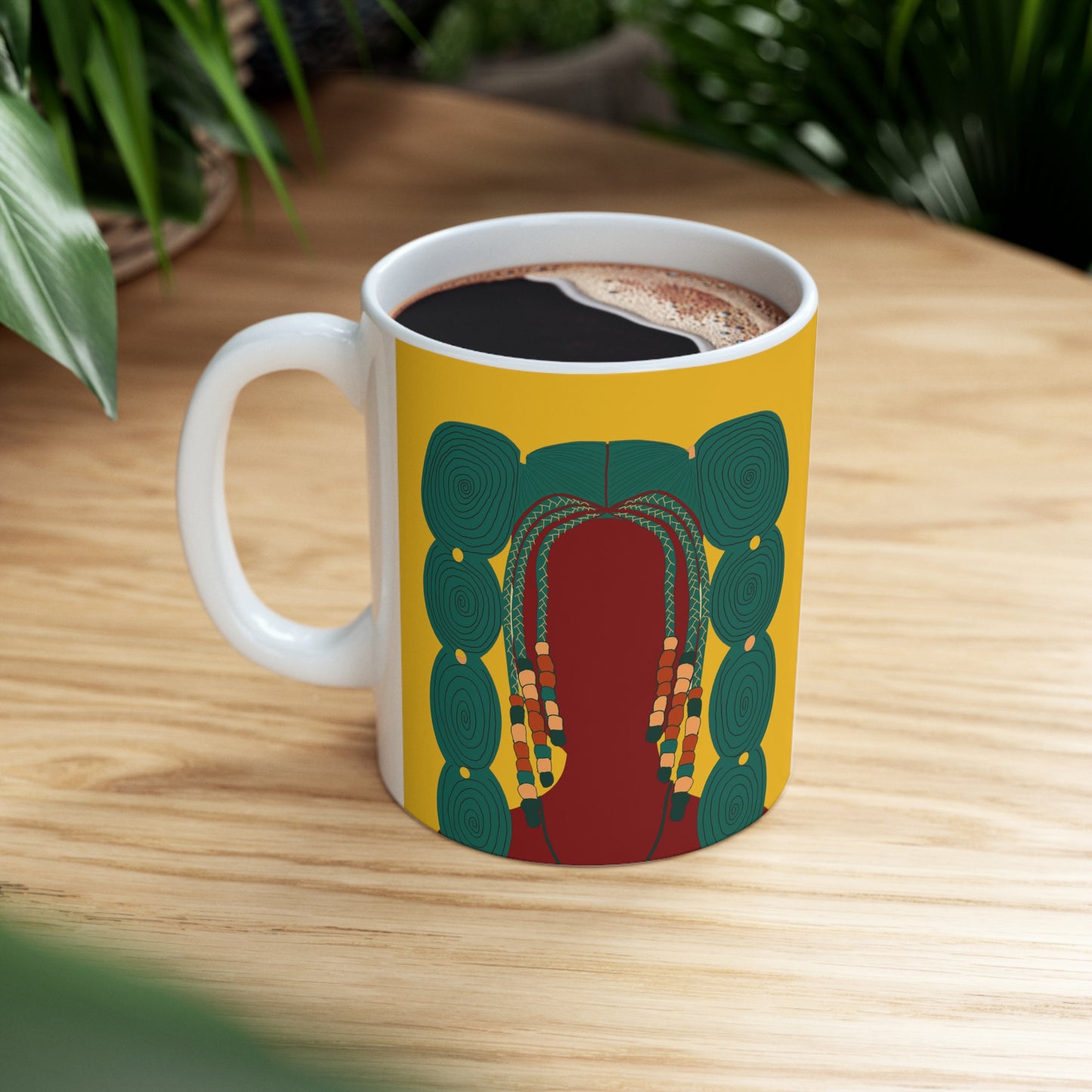 Bubble Pigtails Ceramic Mug (11oz)
