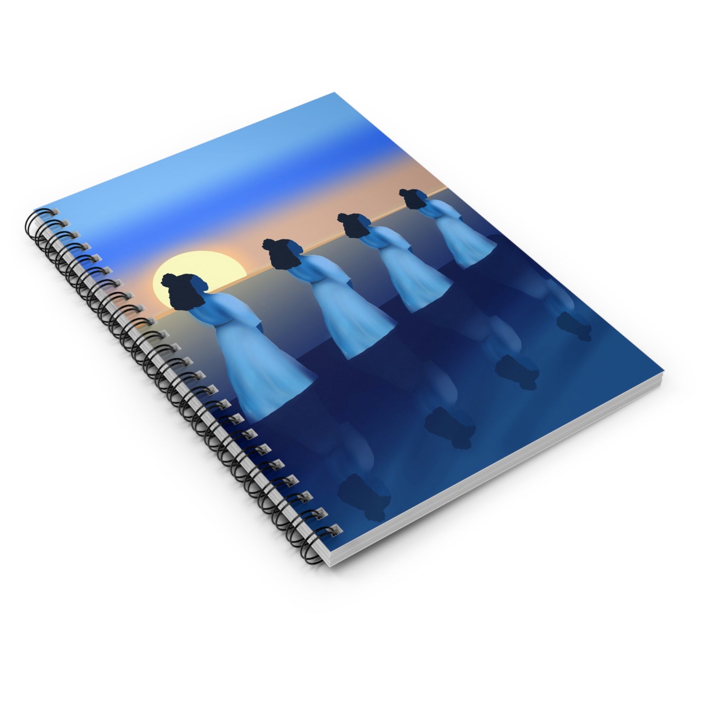 Blue Waders Spiral Notebook - Ruled Line