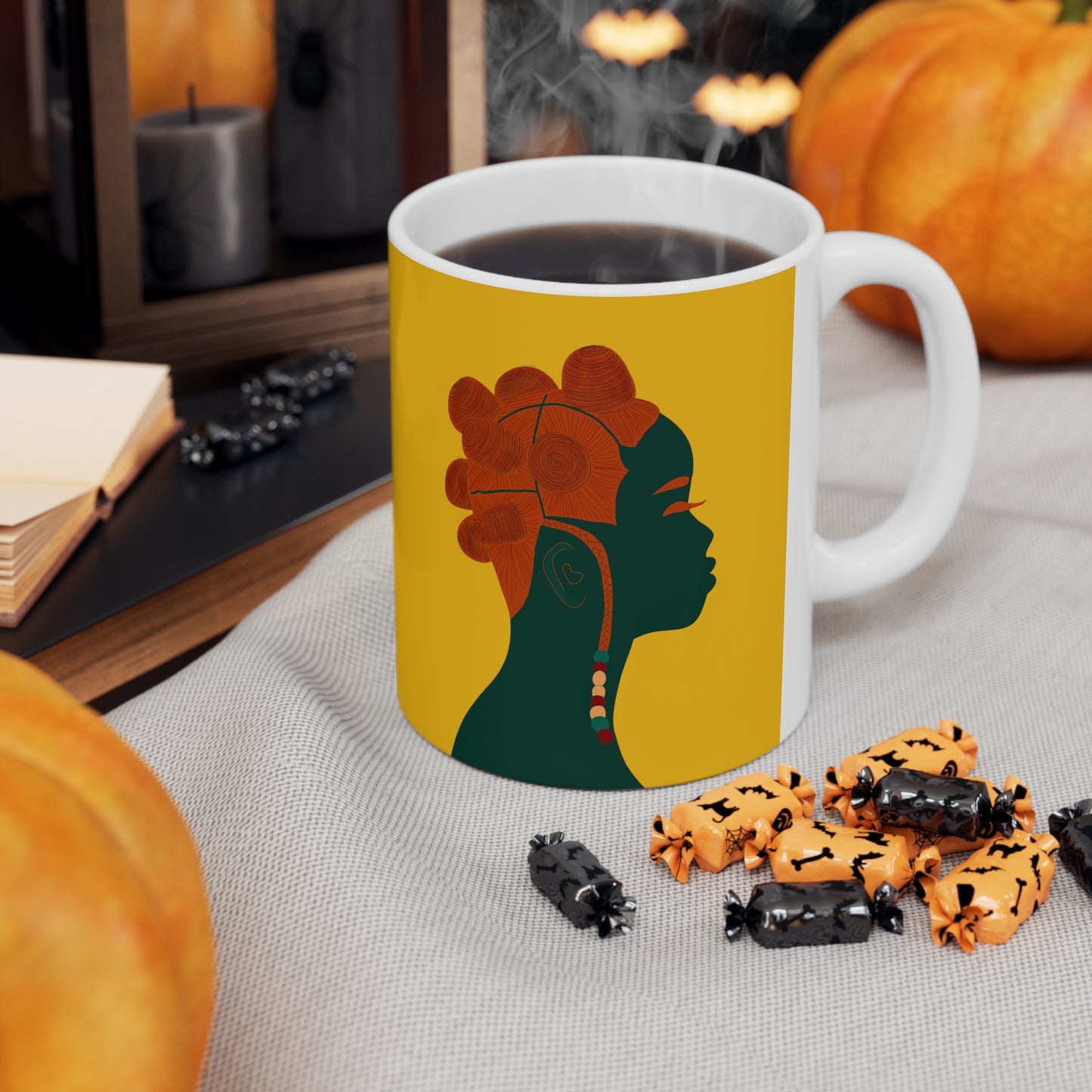 Bantu Knots Ceramic Mug (11oz)