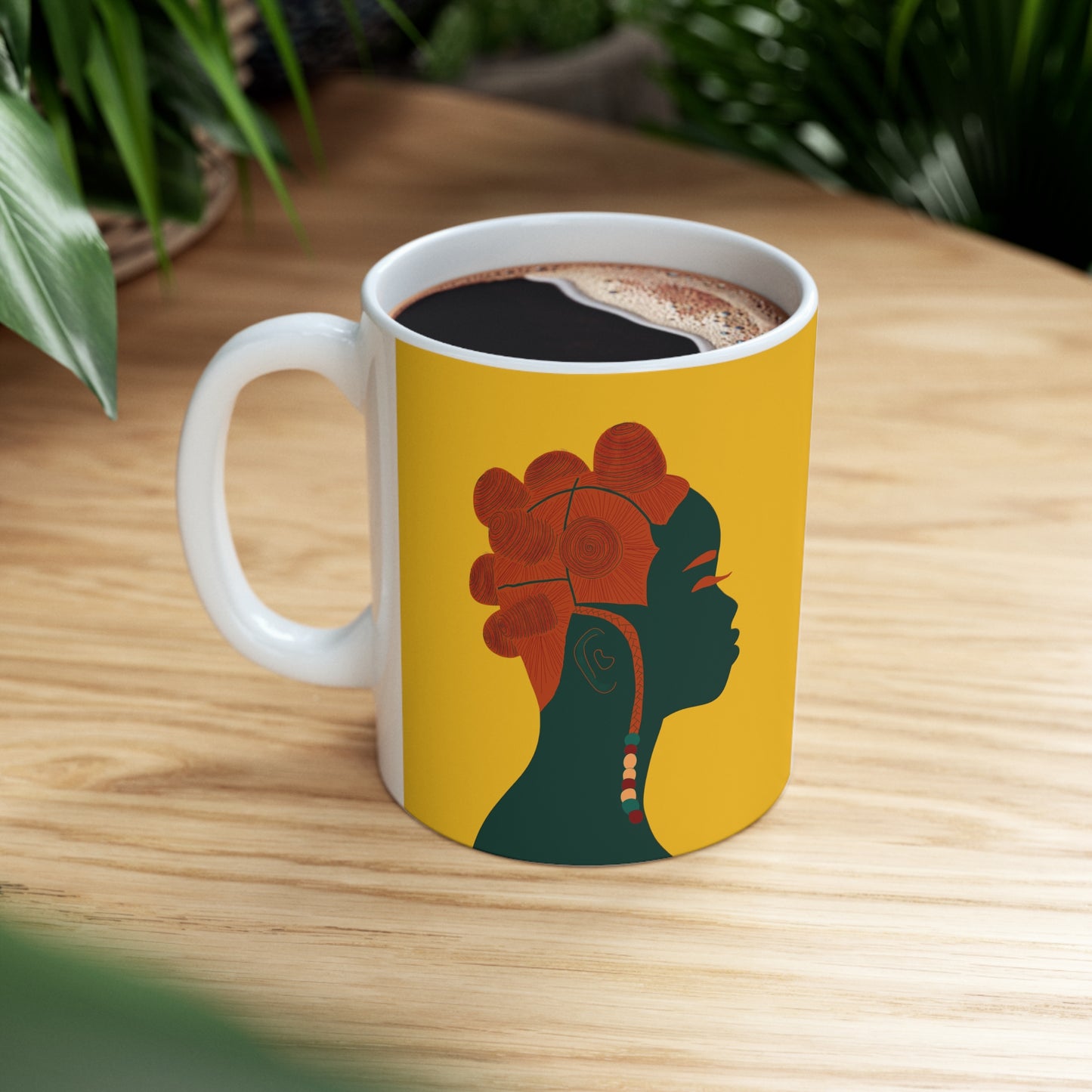 Bantu Knots Ceramic Mug (11oz)