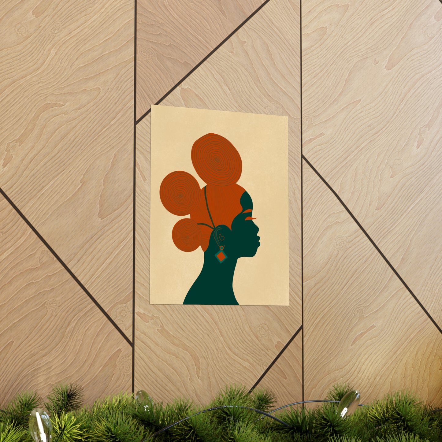 Three Buns Art Print (Don't Touch My Hair Collection)