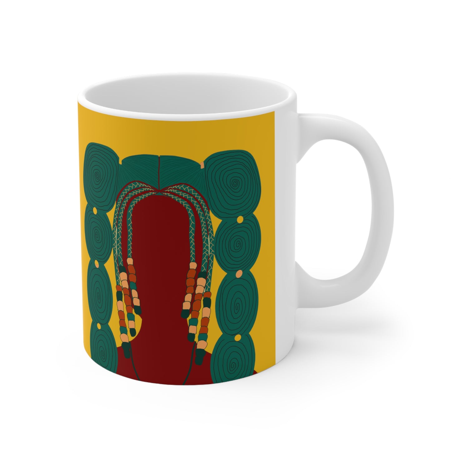 Bubble Pigtails Ceramic Mug (11oz)