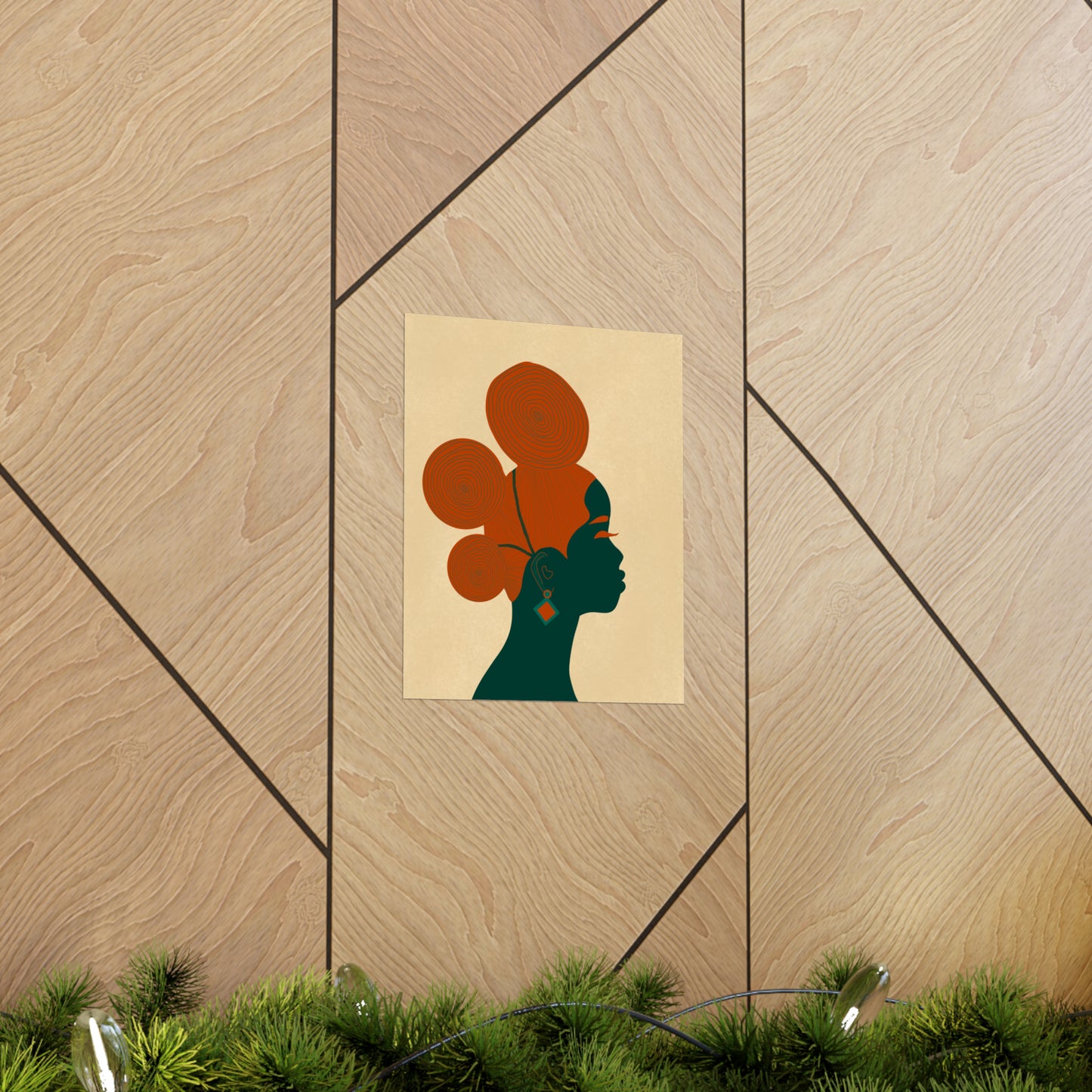 Three Buns Art Print (Don't Touch My Hair Collection)