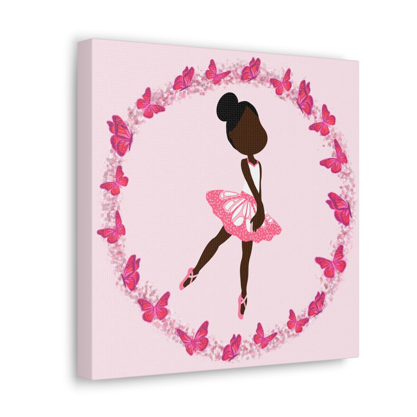 Pink Fairy Ballerina Canvas Art