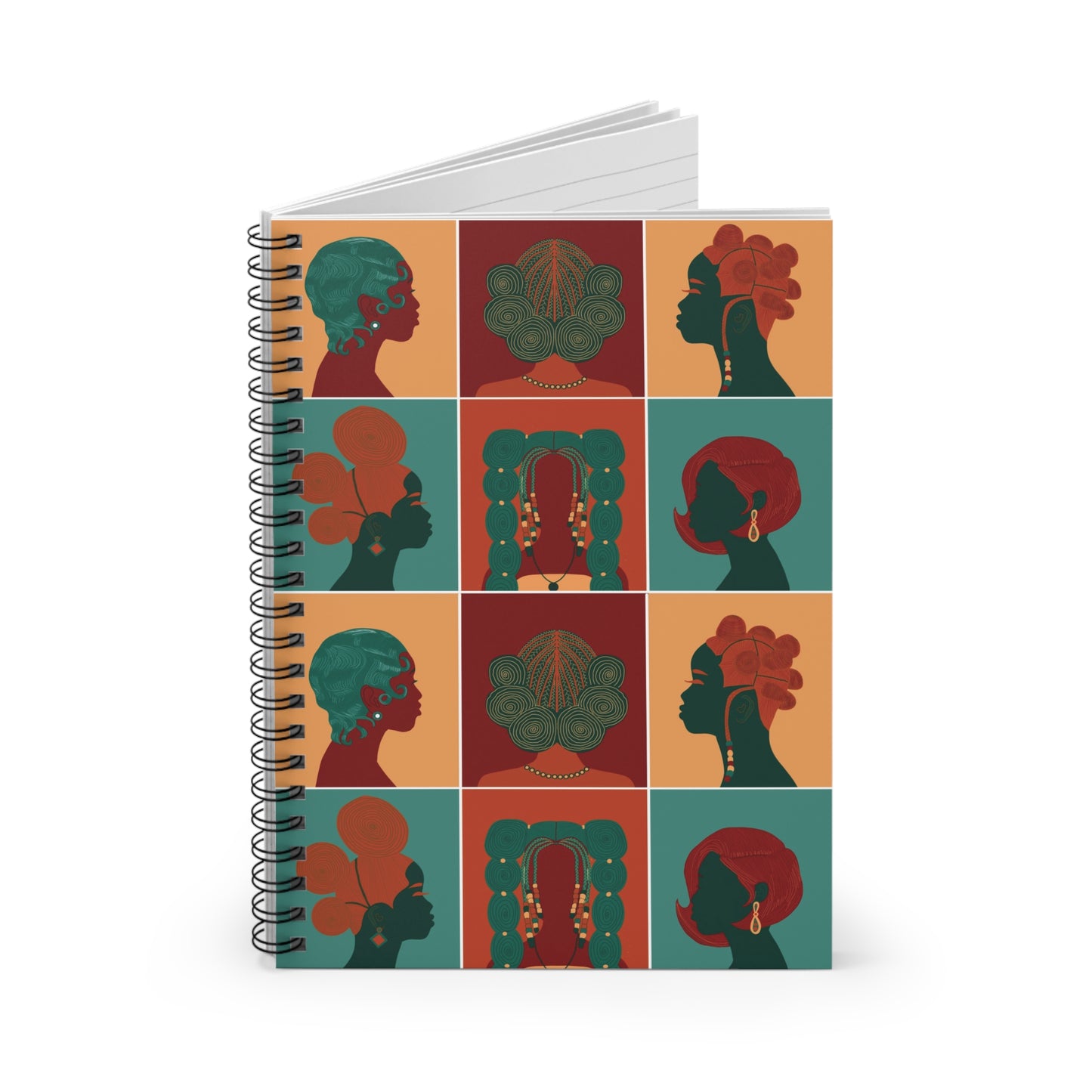 Don't Touch My Hair Spiral Notebook - Ruled Line