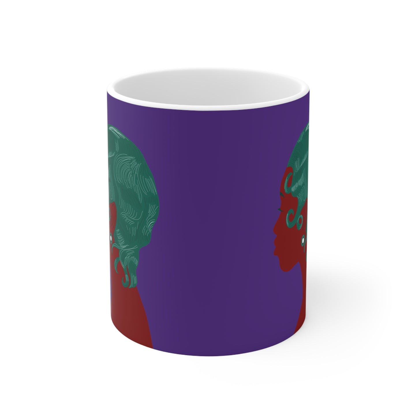 Finger Waves Ceramic Mug (11oz)