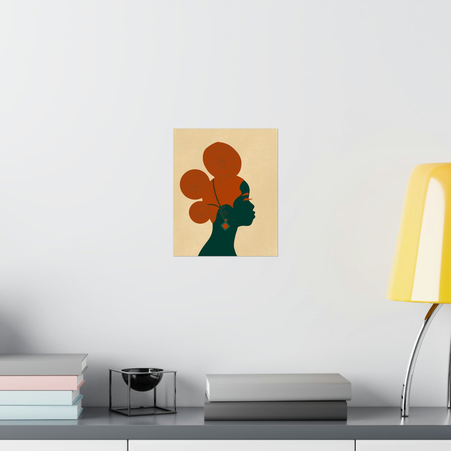 Three Buns Art Print (Don't Touch My Hair Collection)