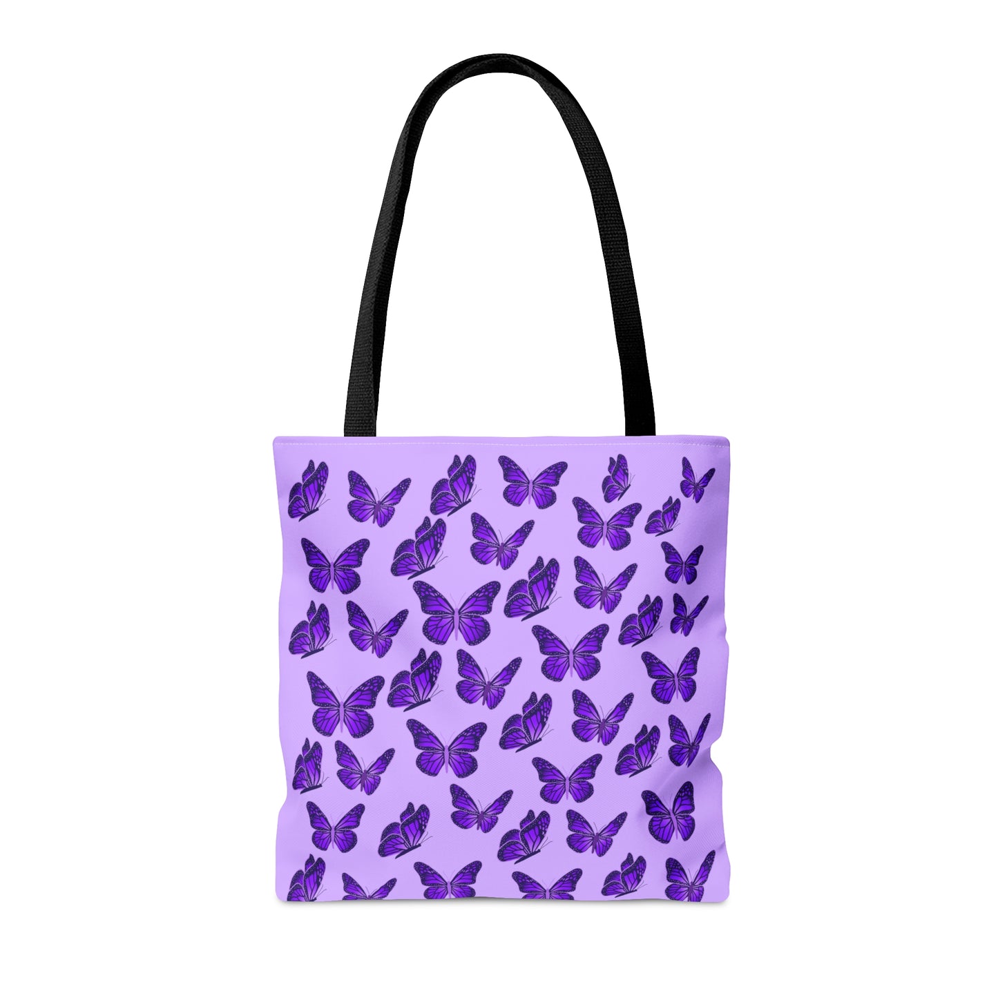 Purple Butterfly Tote Bag
