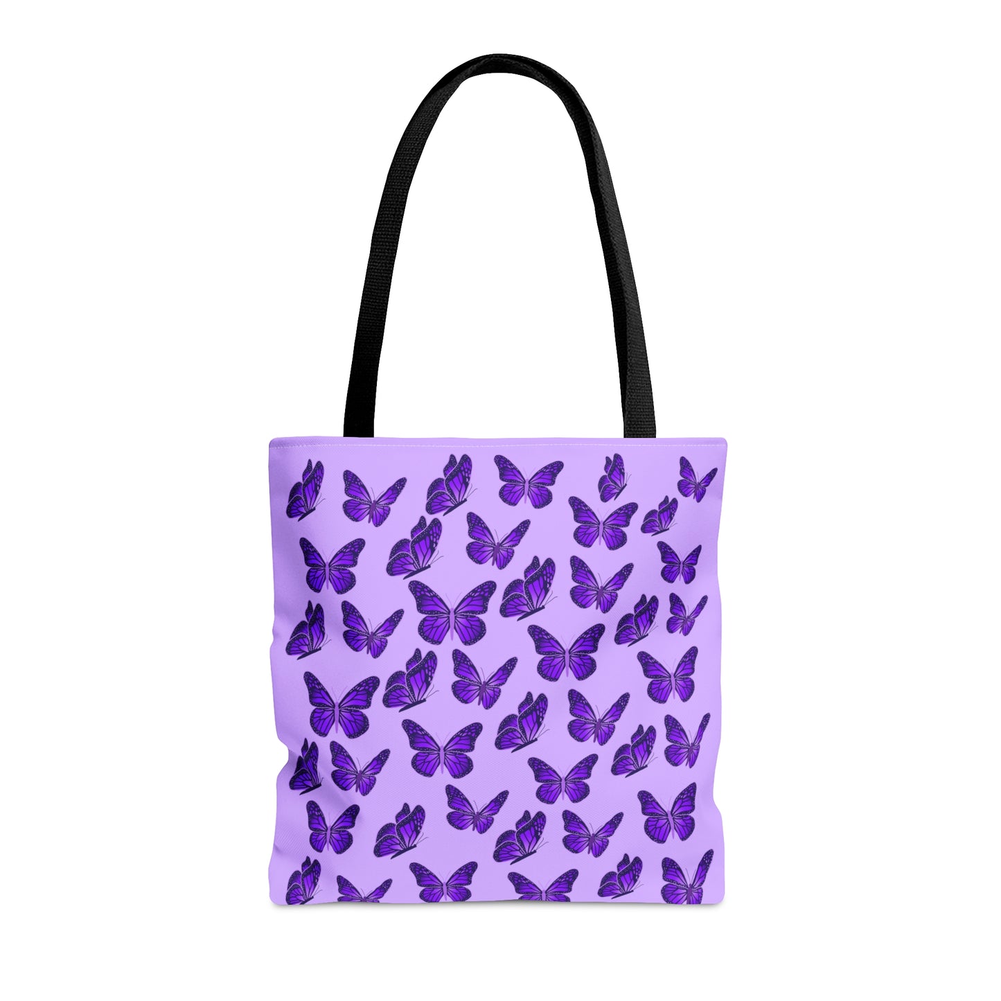 Purple Butterfly Tote Bag