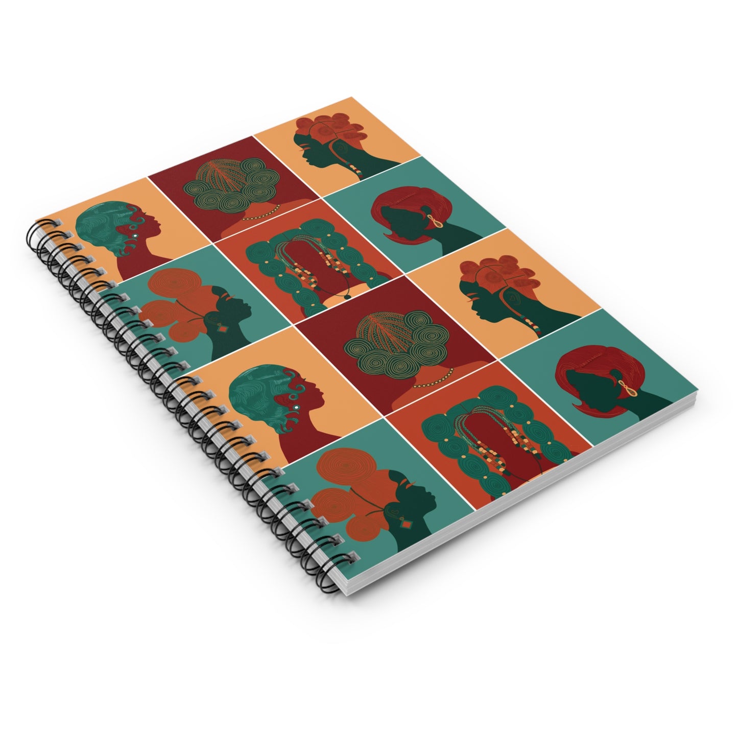 Don't Touch My Hair Spiral Notebook - Ruled Line