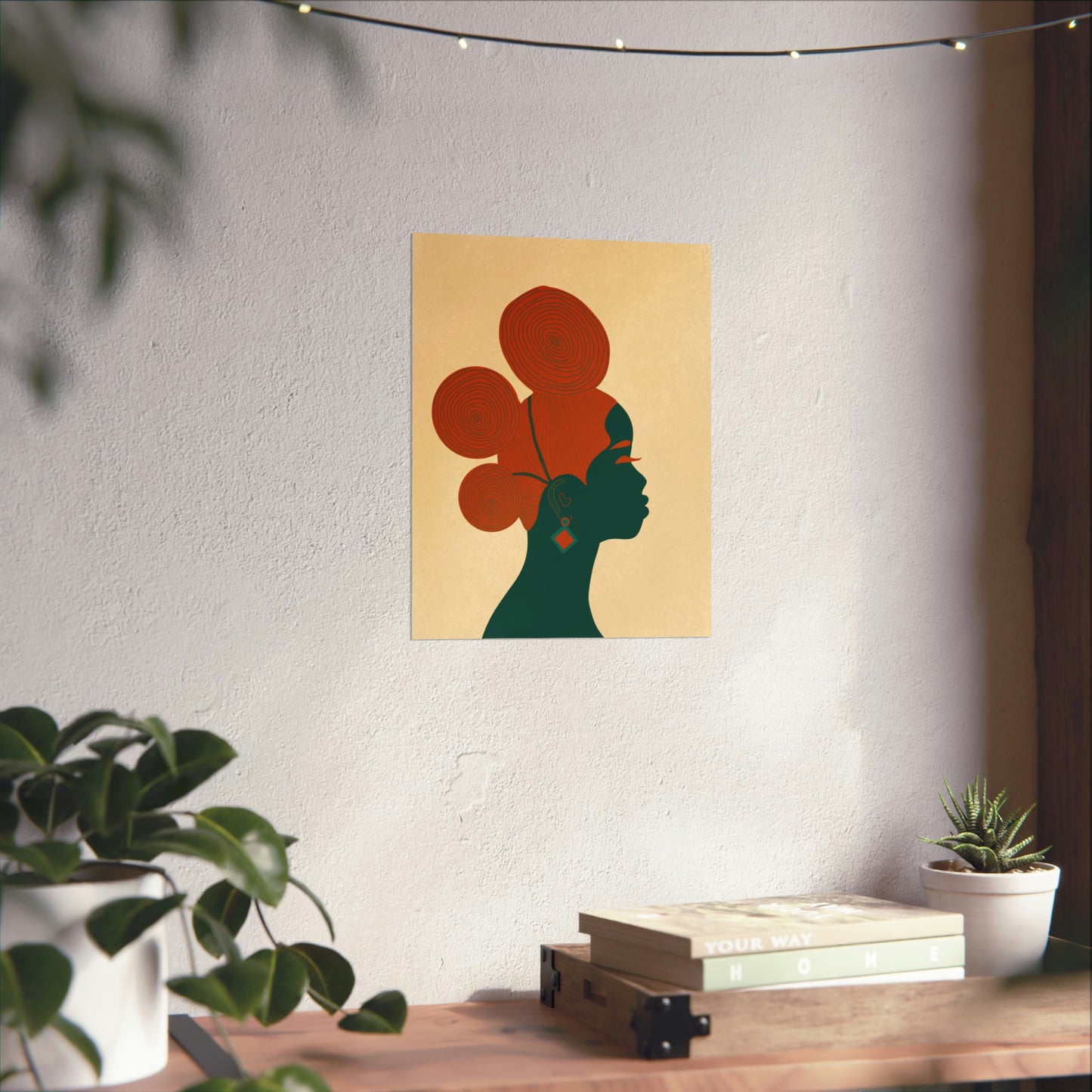 Three Buns Art Print (Don't Touch My Hair Collection)