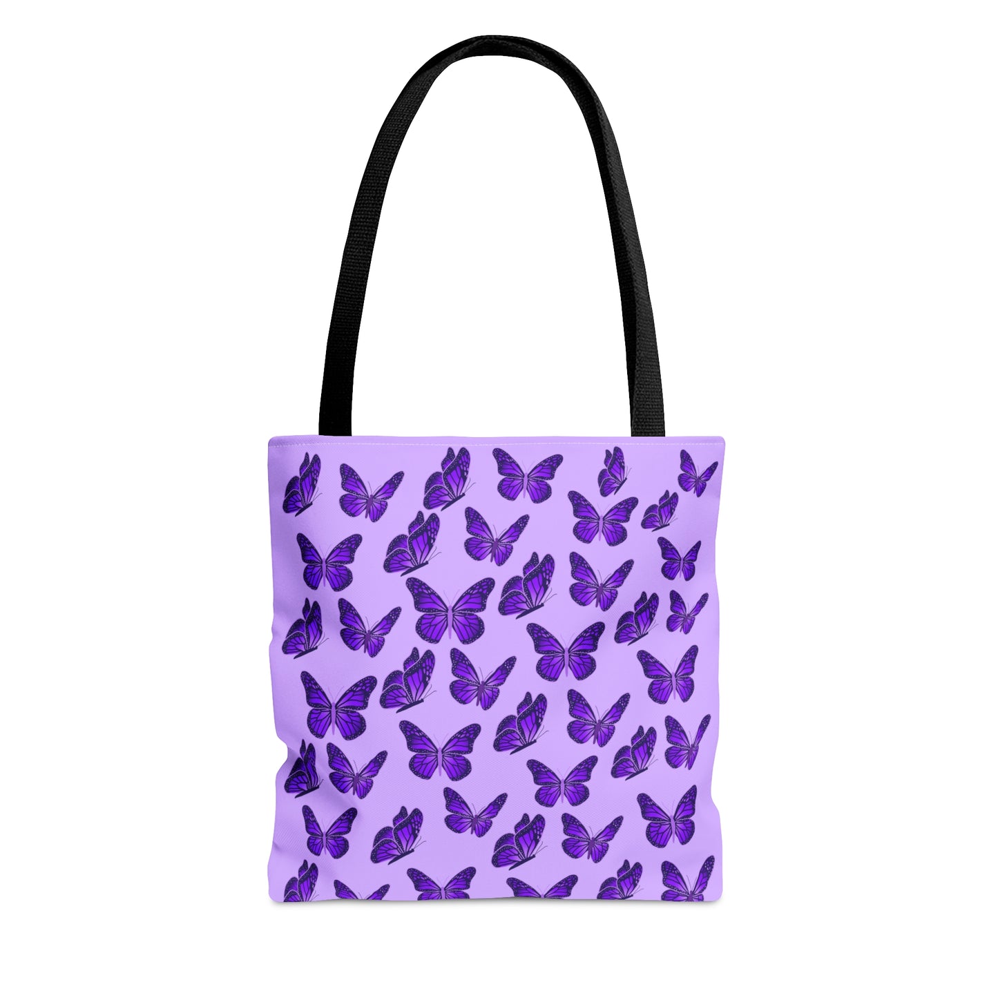 Purple Butterfly Tote Bag