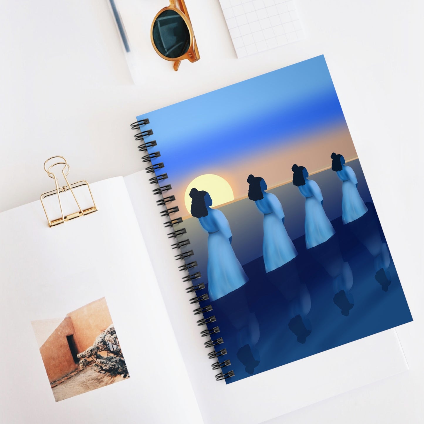 Blue Waders Spiral Notebook - Ruled Line