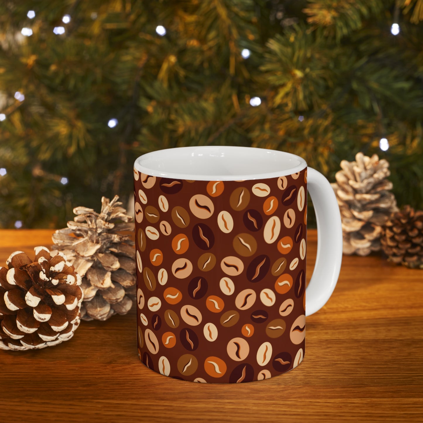 Coffee Bean Ceramic Mug (11oz)