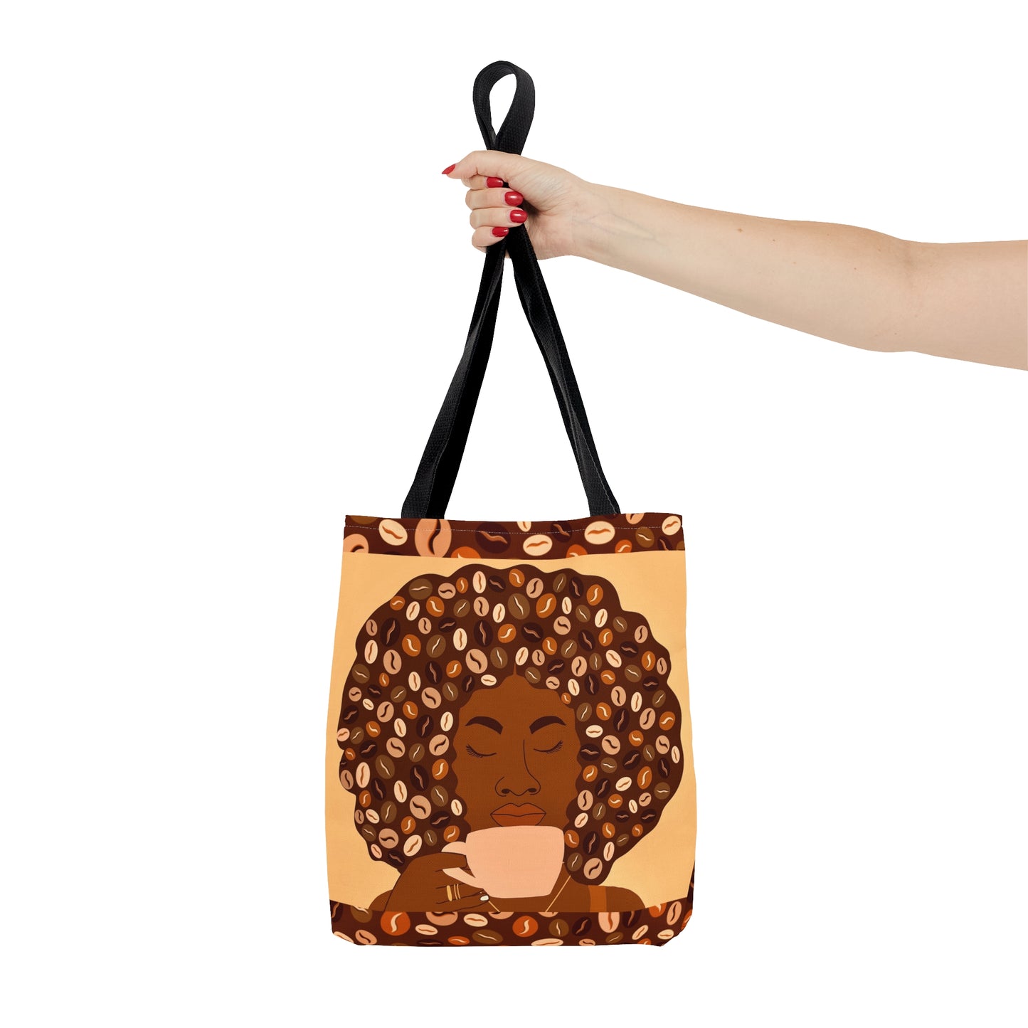 Afro Coffee Tote Bag