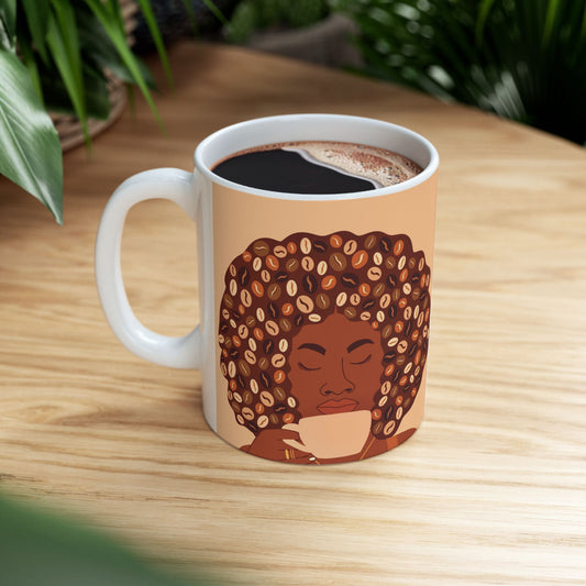 Afro Coffee Mug