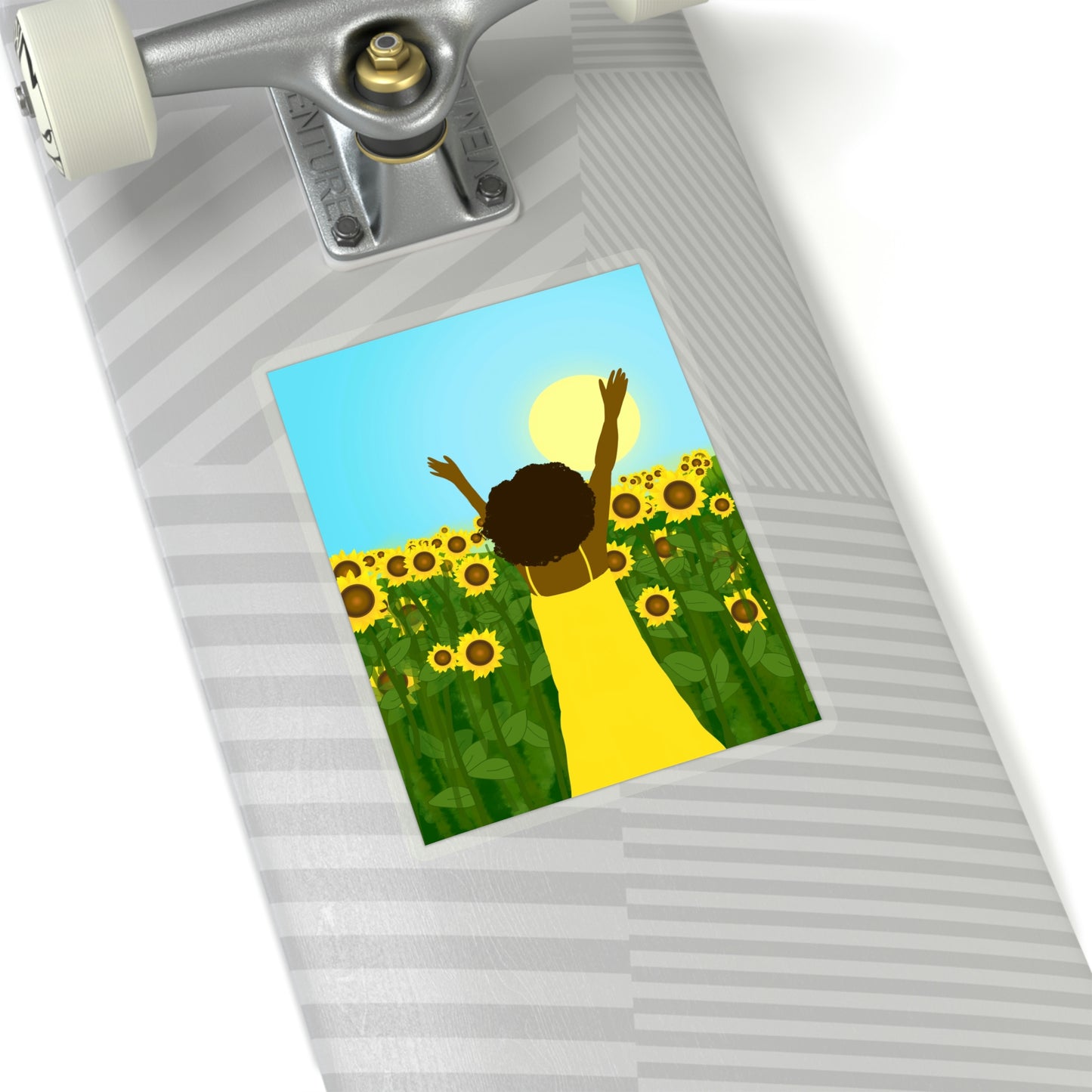 Yellow Celebration Kiss-Cut Sticker
