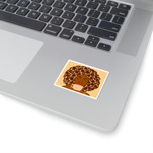 Load image into Gallery viewer, Afro Coffee Kiss-Cut Sticker
