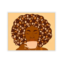 Load image into Gallery viewer, Afro Coffee Kiss-Cut Sticker
