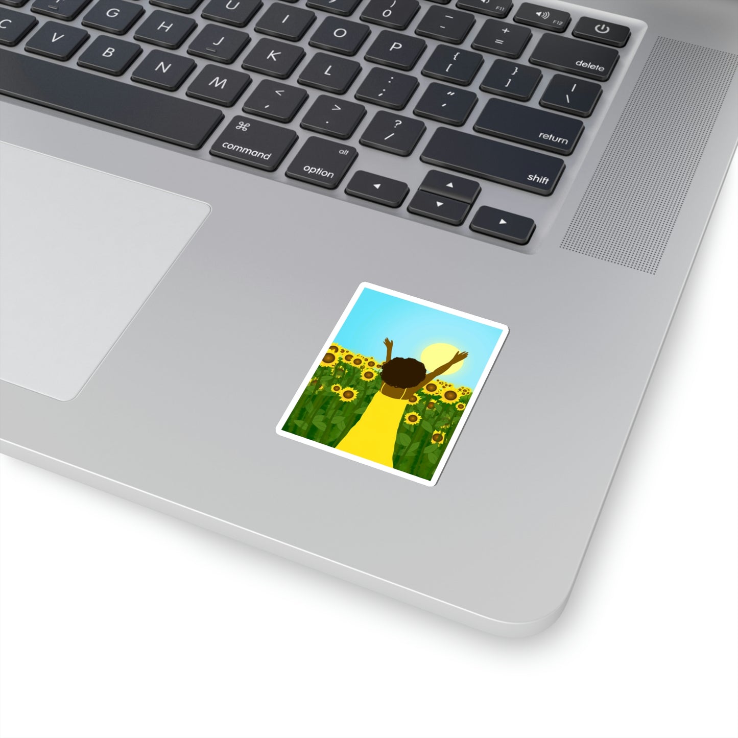 Yellow Celebration Kiss-Cut Sticker