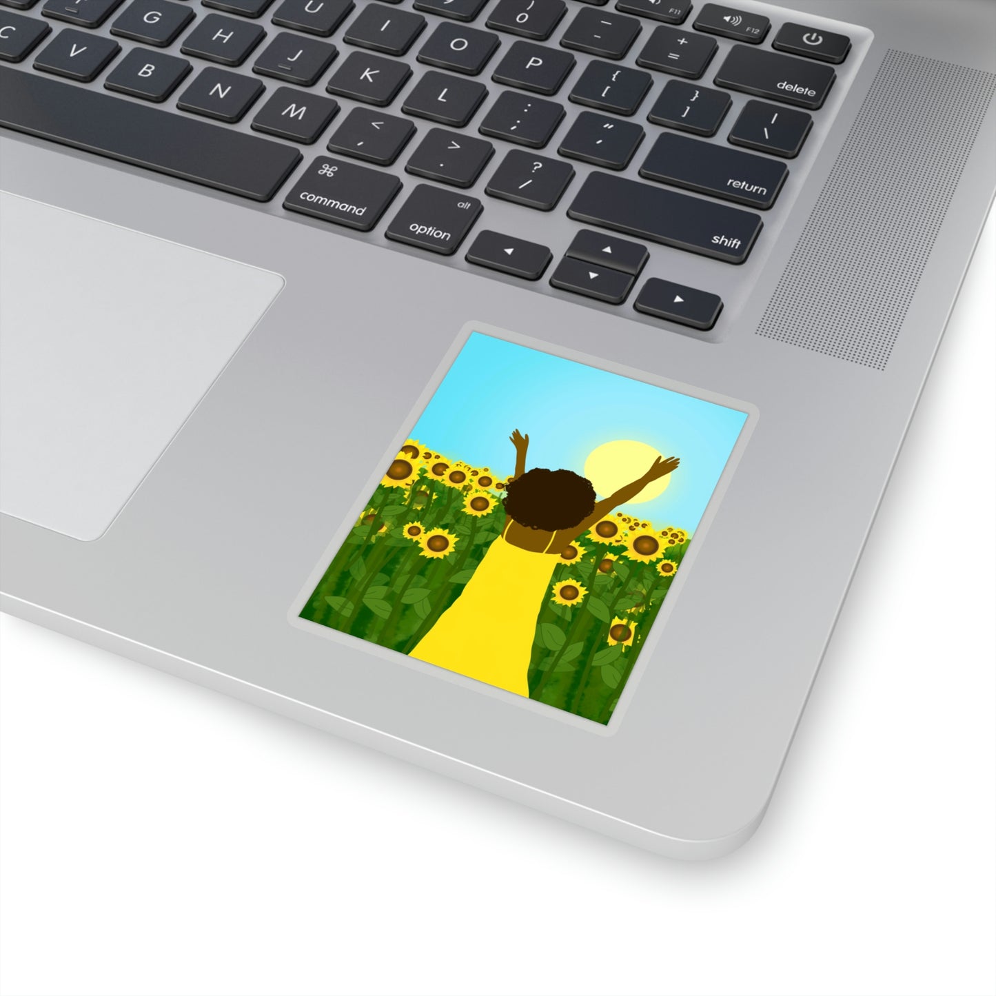 Yellow Celebration Kiss-Cut Sticker
